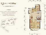 中建东湖锦城_5室2厅2卫 建面140平米