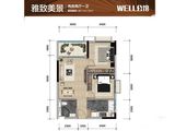 远洋天骄广场_2室2厅1卫 建面71平米