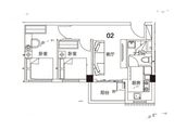 瑞万璞悦里_2室2厅1卫 建面55平米