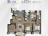 首创禧悦晴朗_4室2厅2卫 建面121平米