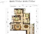 仁和西里_3室2厅1卫 建面93平米