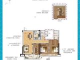 新西塘孔雀城_4室2厅2卫 建面120平米