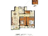 融创运河壹号府_3室2厅1卫 建面89平米