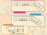 旺角广场_C栋公寓三、四、五层平面图 建面114平米