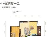 合创大厦_1室2厅1卫 建面76平米