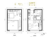 利锦府_1室1厅2卫 建面55平米