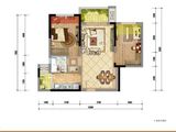重庆融创文旅城_2室2厅1卫 建面70平米