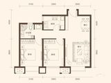 北宁公元_2室2厅1卫 建面88平米