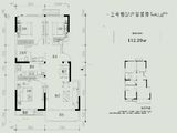 旭瑞和昌花漾里_3室2厅1卫 建面112平米