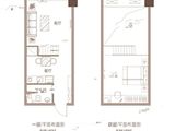 唯美创想城_1室2厅1卫 建面46平米