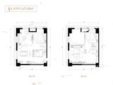 远洋晟公馆_3室2厅1卫 建面87平米