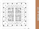 金投中心_5F平面图66.21-200.10㎡ 建面73平米