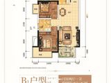 轨道壹号城_2室2厅1卫 建面86平米