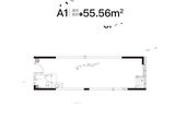 华威创智园_A1户型55.56平 建面55平米