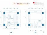 金钟时代城_3室2厅2卫 建面94平米