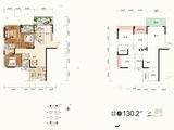 琼宇天伦百汇_3室2厅2卫 建面130平米