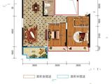 金钟大雁城_2室2厅1卫 建面99平米