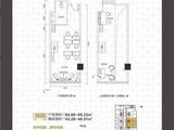 金钟国际金融中心_2室1厅1卫 建面64平米