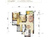 鸿通翡翠城檀悦_3室2厅2卫 建面89平米