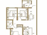 泰森万瑞园_3室2厅2卫 建面100平米