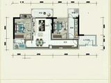 华夏御江府_2室2厅1卫 建面85平米