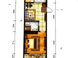 荣利海云山_1室2厅1卫 建面62平米