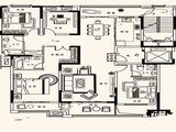 文璟臻苑_4室2厅3卫 建面175平米