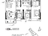 大唐名门印象_4室2厅2卫 建面126平米