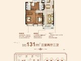 郑东恒大文化旅游城_3室2厅2卫 建面131平米