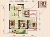 金钟君悦城_4室2厅2卫 建面109平米