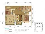 乐基国际社区_3室2厅1卫 建面93平米