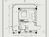 中交绿城高福小镇_1室1厅1卫 建面57平米