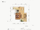 新城投资翻山和院_1室2厅1卫 建面57平米