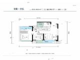 地建嘉信臻华府_3室2厅1卫 建面93平米