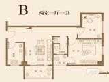 安源时代广场_2室1厅1卫 建面90平米