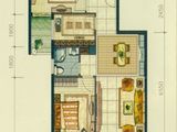 嘉欣花园城_2室2厅1卫 建面72平米