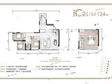 金融北城_4室2厅2卫 建面124平米