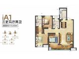 智谷时代云著_3室2厅2卫 建面115平米