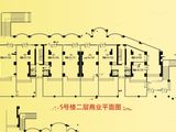 凤景湾商铺_6#二层商业平面图 建面50平米