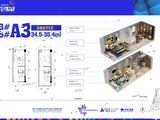 南宁花漾城_2室2厅1卫 建面34平米