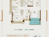 五洲富山园_3室2厅2卫 建面86平米