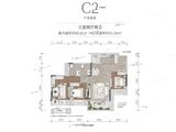 中航昕晖璟辰_3室2厅2卫 建面91平米