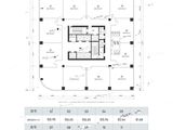 荔园国际金融中心_写字楼五至二十层户型平层图 建面81平米