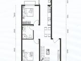 顺迈欣郡C区哈佛特区_2室2厅1卫 建面107平米