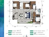 彰泰冠臻园_4室2厅2卫 建面122平米