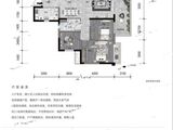 檀映滨江天境_3室2厅1卫 建面86平米