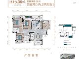 海成东方府_4室2厅2卫 建面118平米