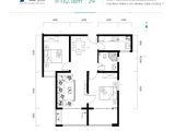 兰田传奇_2室2厅1卫 建面110平米