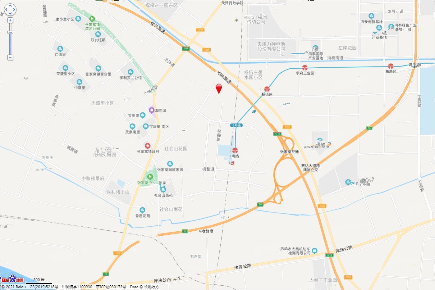 西青区张家窝镇京福公路以西丰泽道以北