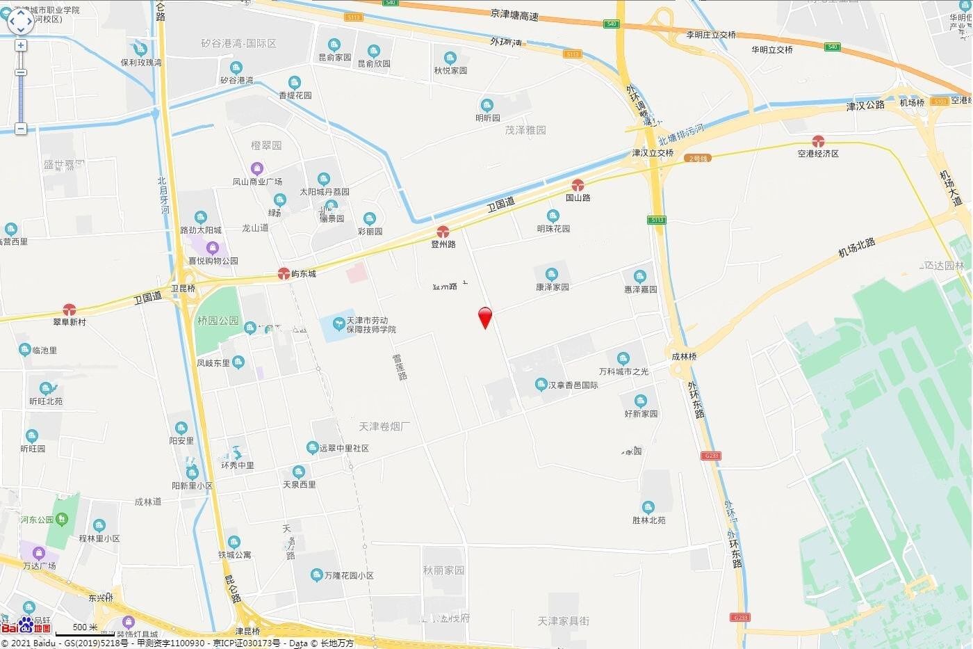 东丽区登州路与程新道交口东北侧